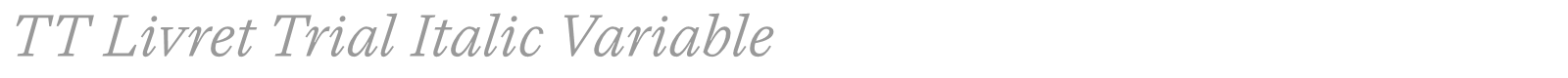 TT Livret Subhead font preview